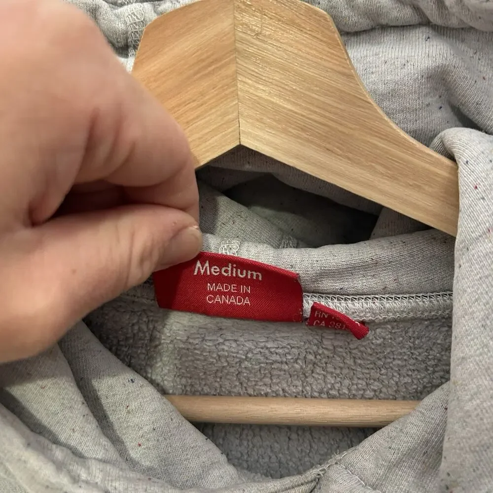 Supreme Drop Shadow Hooded Sweatshirt “Heather Gray” FW20 - Picture 8 of 11